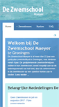 Mobile Screenshot of dezwemschool.nl